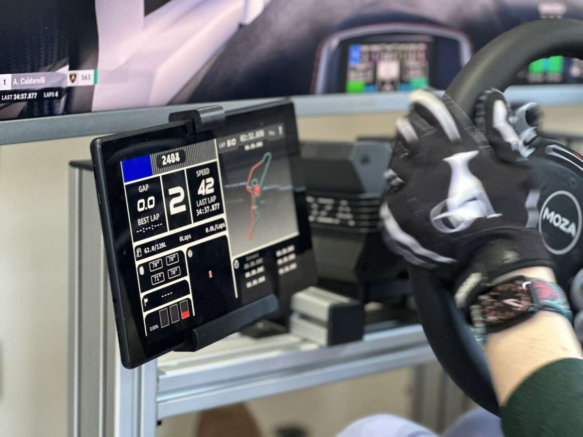 Tablet Holder - Sim Racing Tablet Holder, Aluminium Cockpit Tablet Holder, Adjustable Sim Racing Tablet Mount, Flight Sim Tablet Mount