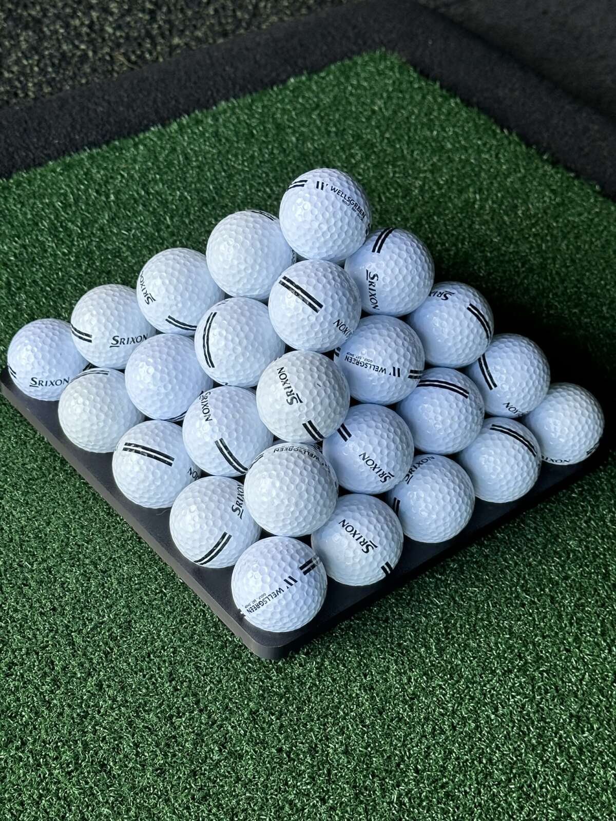 Golf Sim Pyramid - Golf SImulator Ball Tray Golf Ball Tray, Sim Golf Accessories, Golf SIm Accessories