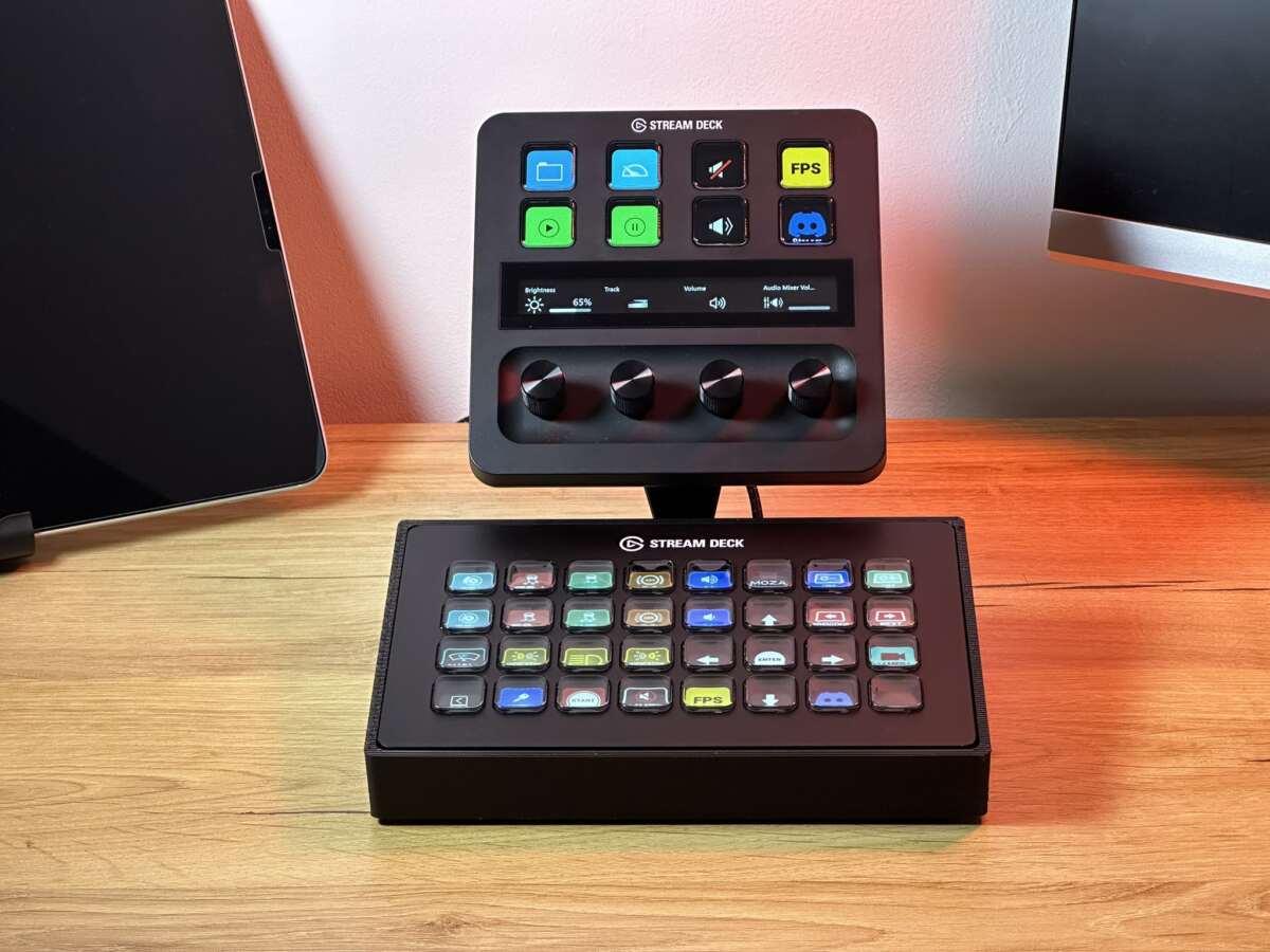 Stream Deck XL Dual Stand Adjustable rack mount streamdeck plus streamdeck mk2