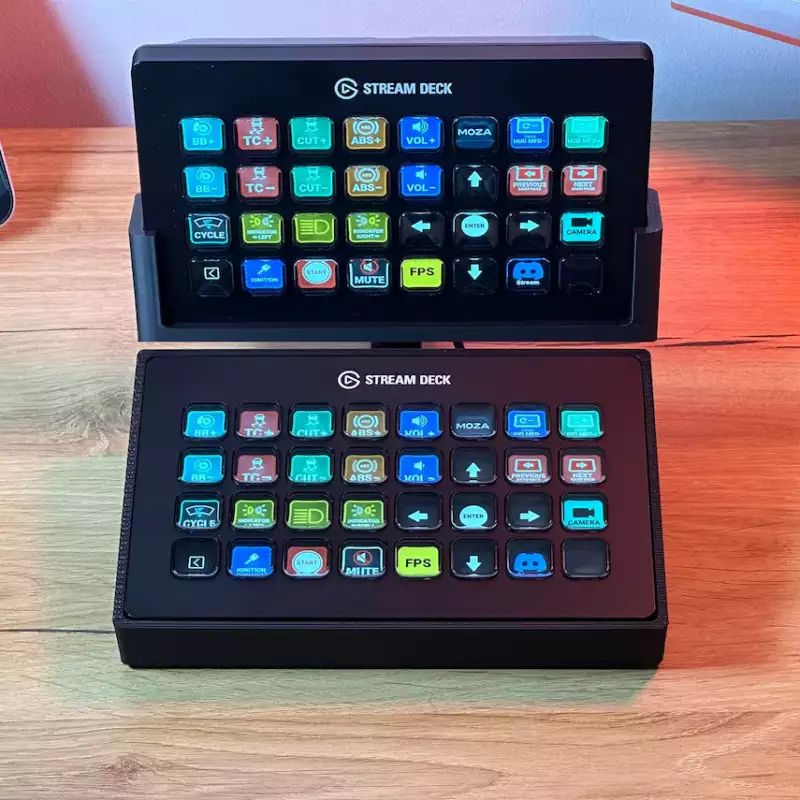 Stream Deck XL Dual Stand Adjustable rack mount streamdeck plus streamdeck mk2